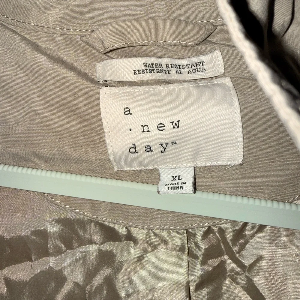 a new day Neutral Beige Trench Jacket - Picture 3 of 3